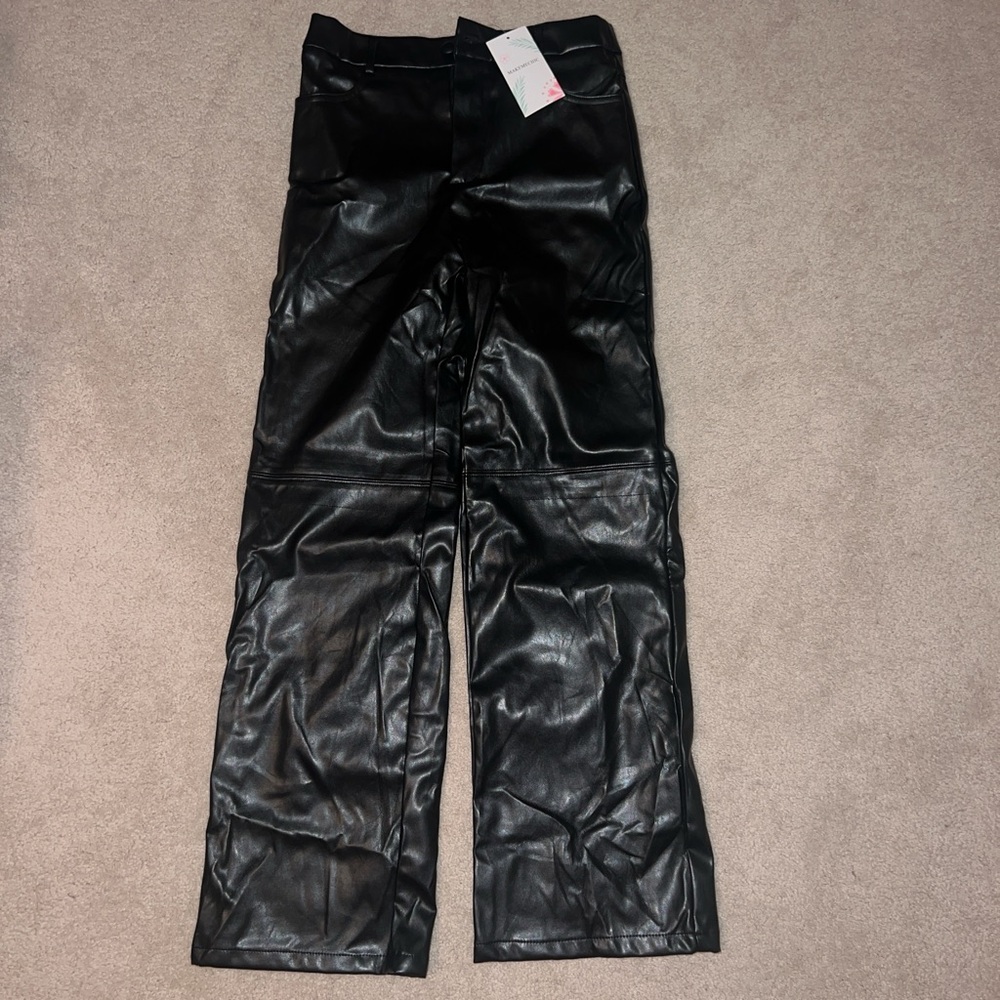 MakeMeChic Leather Pants